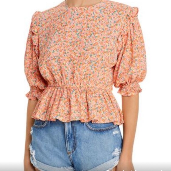 Faithfull the Brand Tops - Faithfull The Brand XL Spring Floral Blouse